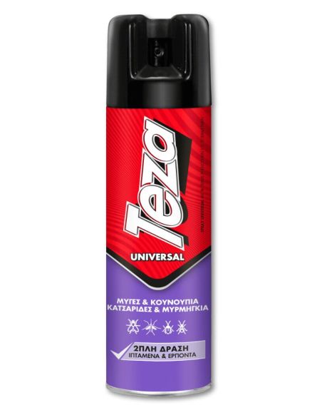 TEZA UNIVERSAL SPRAY (ΟΛΑ ΤΑ ΕΝΤΟΜΑ) 300ml*24/ L 10KB / PAL 70KB