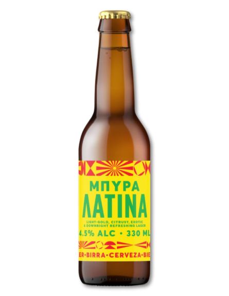 ΛΑΤΙΝΑ ΜΠΥΡΑ 330ml *24ΤΕΜ/ΚΒ