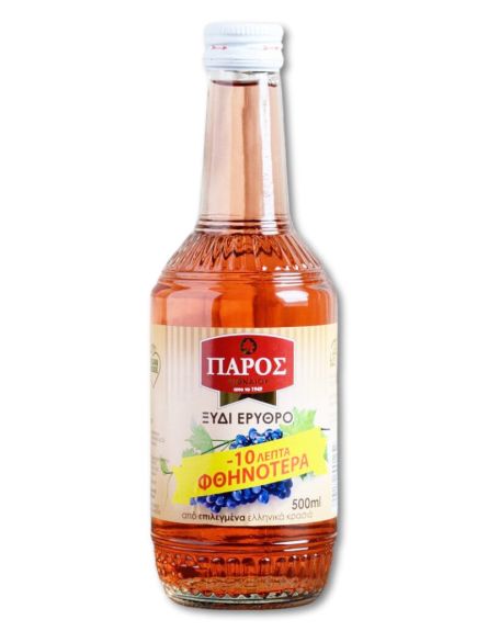 ΠΑΡΟΣ ΞΥΔΙ ΕΡΥΘΡΟ ΓΥΑΛΙ (-10 ΛΕΠΤΑ) 500ml *16/ 8ΚΒ / PAL 48ΚΒ