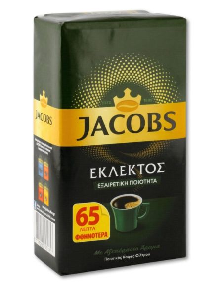 ΚΑΦΕΣ JACOBS ΕΚΛΕΚΤΟΣ ΦΙΛΤΡΟΥ (-0,65€) 250gr*12 TEM / KIB