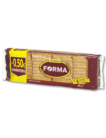 FORMA ΦΡΥΓΑΝΙΑ ΣΙΚΑΛΕΩΣ -0.50€ 360g*16/ L 6KB / PAL 36KB