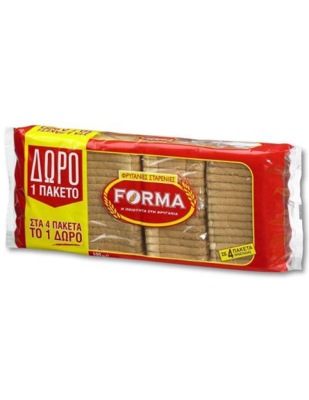 FORMA ΦΡΥΓΑΝΙΑ ΣΙΤΟΥ 3+1Δ 500g*12/ L 6KB / PAL 36KB