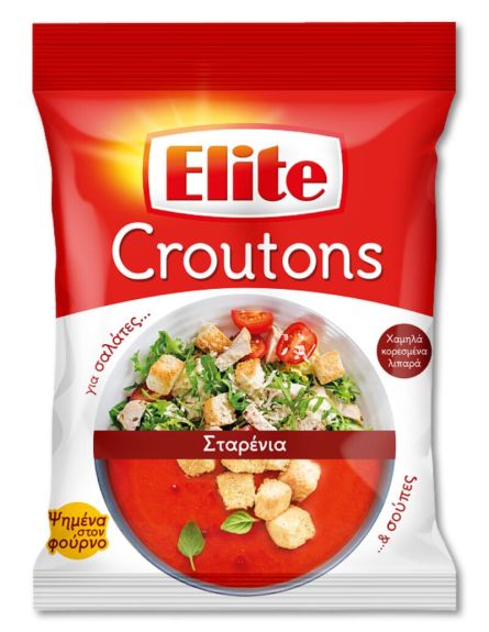 ELITE CROUTONS ΣΤΑΡΕΝΙΑ 75gr*24 / L 6ΚΙΒ / PAL 48ΚΙΒ