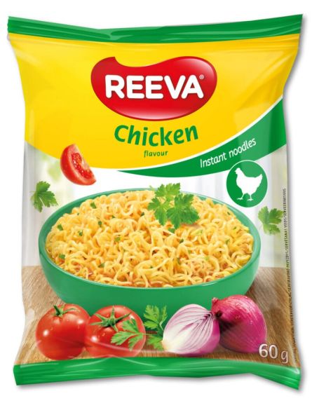 REEVA INSTANT NOODLES ΚΑΥΤΕΡΟ ΚΟΤΟΠΟΥΛΟ 60gr*24 ΤΕΜ/ΚΙΒ