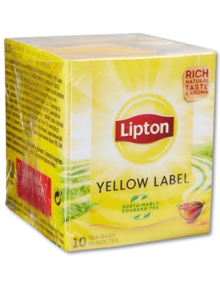 LIPTON ΤΣΑΙ ΜΑΥΡΟ ΦΑΚΕΛ. (10*1.5g)*60ΤΕΜ/ΚΒ