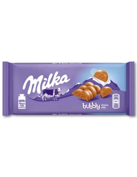 MILKA BUBBLY ALPINE MILK ΕΙΣΑΓ.(90gr*14)/ L 20DIS / 300DIS