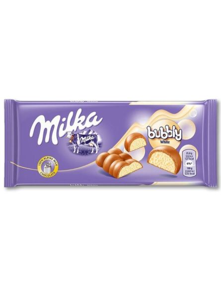 MILKA BUBBLY WHITE ΕΙΣΑΓ.(95gr*15)/ L 20DIS / 300DIS