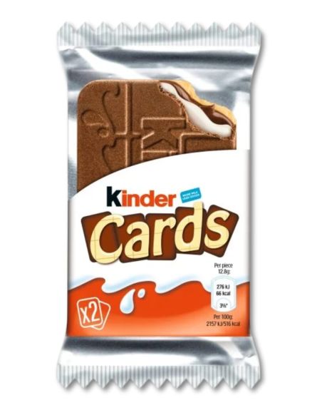 KINDER CARDS 25.6g T2*30