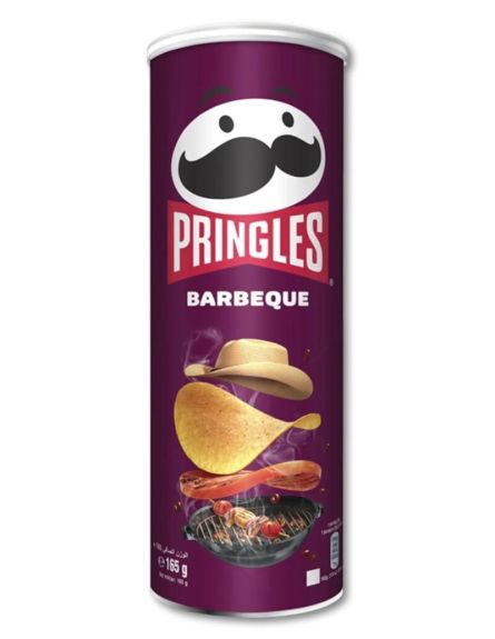 PRINGLES BBQ CHIPS 165gr*19/ L 8KIB/ 48 ΠΑΛ