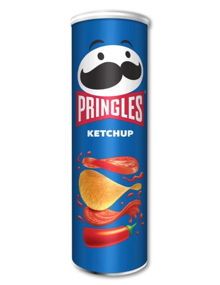 PRINGLES KETCHUP CHIPS 165gr*19/ L 8KIB/ 48 ΠΑΛ