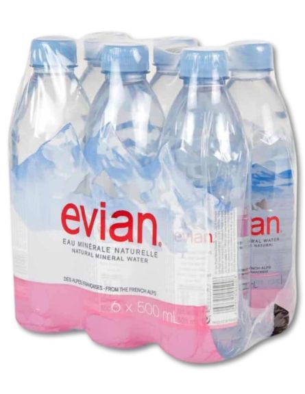 EVIAN ΦΥΣΙΚΟ ΜΕΤΑΛΛΙΚΟ ΝΕΡΟ (PET) (ΠΚ-24*0,5L)/ L 12KB / PAL 96KB
