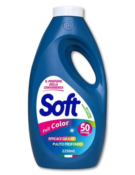 SOFT ΥΓΡΟ ΑΠΟΡ/KO ΠΛΥΝΤ. ΡΟΥΧΩΝ FULL COLOR 50ΜΖ 2.25LT*4/ L 16KB / PAL 64KB