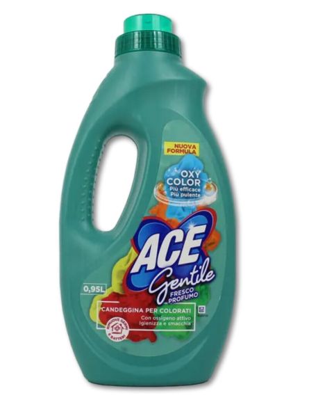 ACE GENTILE ΥΓΡΟ ΕΝΙΣΧΥΤΙΚΟ ΠΛΥΣΗΣ REGULAR 0.95lt*8 ΤΕΜ/ΚΙΒ