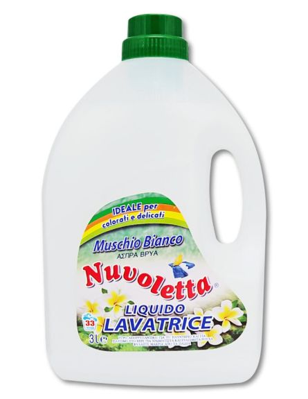 NUVOLETTA ΥΓΡΟ ΠΛΥΝΤ. ΑΣΠΡΑ ΒΡΥΑ 3lt*4 ΤΕΜ/ΚΙΒ