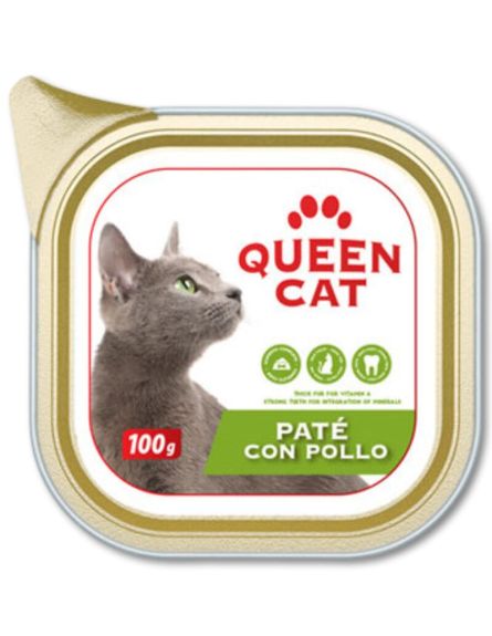 QUEEN CAT ΠΑΤΕ ΜΕ ΚΟΤΟΠΟΥΛΟ 100gr*32 ΤΕΜ / ΚΙΒ