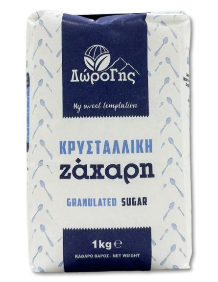 ΖΑΧΑΡΗ ΛΕΥΚΗ ΚΡΥΣΤΑΛΛΙΚΗ ΔΩΡΟ ΓΗΣ 1kg*10/ L 12KB / PAL 96KB