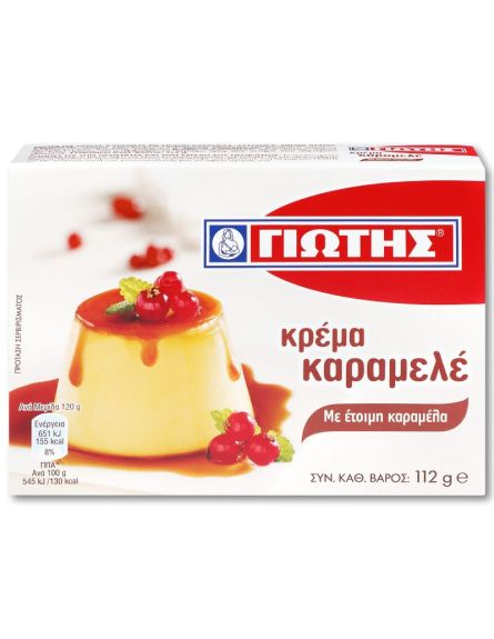 ΓΙΩΤΗΣ ΚΡΕΜΑ ΚΑΡΑΜΕΛΕ 112gr*20 ΤΕΜ/ ΚΙΒ