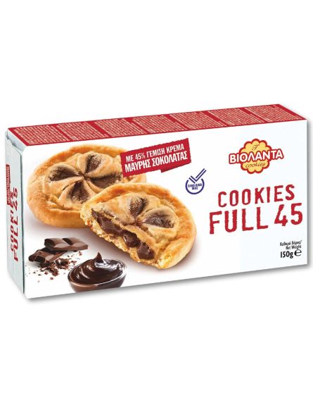 ΒΙΟΛΑΝΤΑ COOKIES FULL 45% ΚΡΕΜΑ ΚΑΚΑΟ  150gr *12/ L 12KB / PAL 110KB