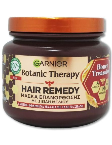 BOTANIC THERAPY ΜΑΣΚΑ ΜΑΛΛΙΩΝ HONEY TREASURES 340ml*6