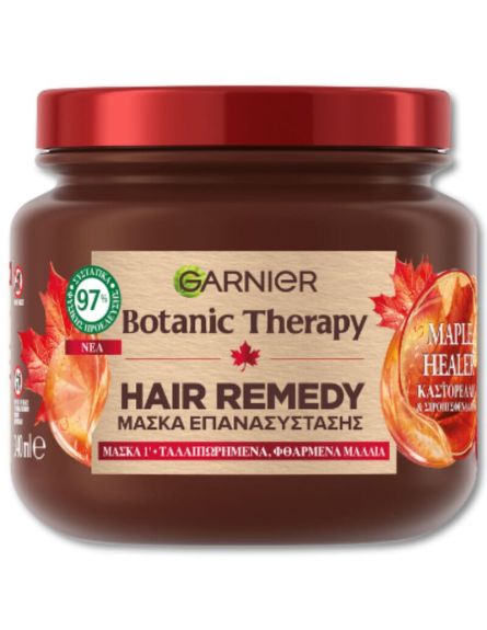 BOTANIC THERAPY ΜΑΣΚΑ ΜΑΛΛΙΩΝ MAPLE HEALER 340ml*6ΤΕΜ/ΚΒ