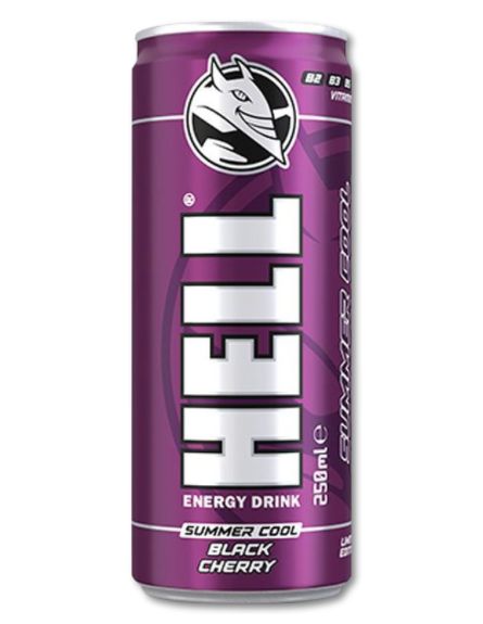 HELL ENERGY DRINK BLACK CHERRY ΕΛΛ 500ml*12/L 18KB / PAL 126KB