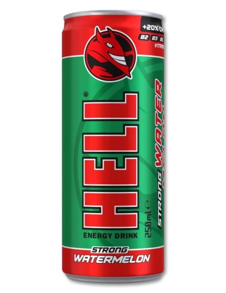 HELL ENERGY DRINK WATERMELON ΕΛΛ 250ml*24/ L 12KB / PAL 120KB