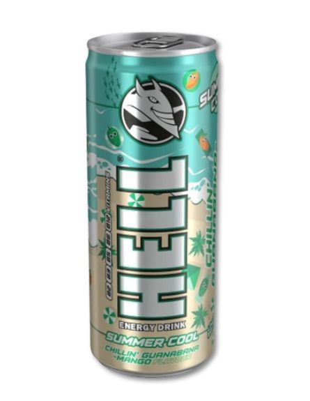HELL ENERGY DRINK SUMMER GUANABANA MANGO 250ml*24/ L 12KB / PAL 120KB