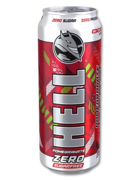 HELL ENERGY DRINK  POMEGRANATE ΕΛΛ 500ml*12/L 18KB / PAL 126KB