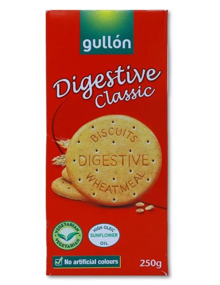 GULLON DIGESTIVE CLASSIC 250gr*12TEM/KB