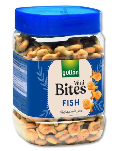 GULLON ΑΛΜΥΡΑ MINI BITES FISH 250gr*12ΤΕΜ/ΚΙΒ