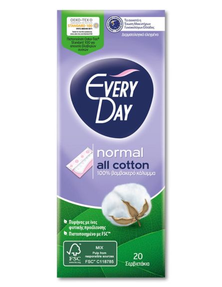 EVERYDAY ΣΕΡΒΙΕΤΑΚΙΑ ALL COTTON (ΠΚ-20TM)*24/ L 9KB / PAL 63KB