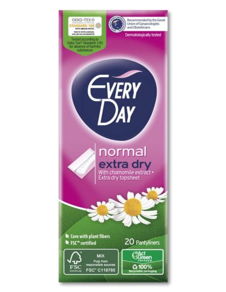 EVERYDAY ΣΕΡΒΙΕΤΑΚΙΑ NORMAL EXTRA DRY (ΠΚ-20TM)*24/ L 9KB / PAL 63KB