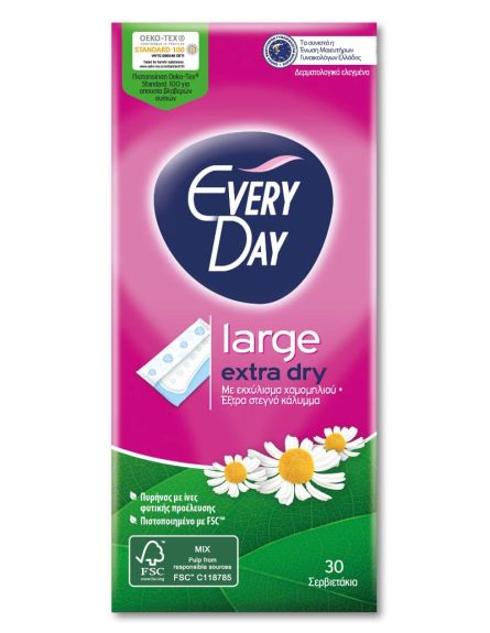 EVERYDAY ΣΕΡΒΙΕΤΑΚΙΑ LARGE EXTRA DRY (ΠΚ-30TM)*24/ L 5KB / PAL 30KB