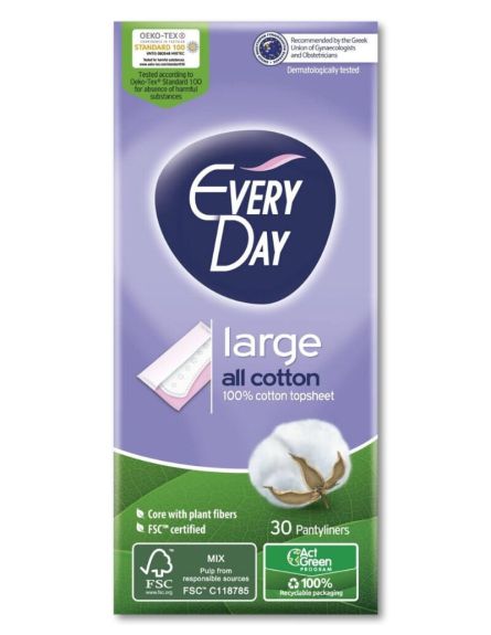 EVERYDAY ΣΕΡΒΙΕΤΑΚΙΑ ALL COTTON LARGE (ΠΚ-30TM)*24 / L 6KB / PAL 36KB