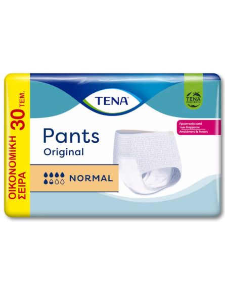 TENA ΠΑΝΑ ΒΡΑΚΑΚΙ ORIGINAL NORMAL MEDIUM (ΠΑΚ*30)*2ΤΕΜ/ΚΒ