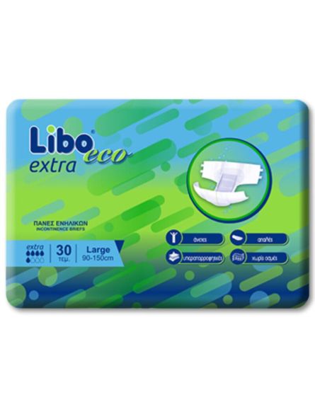 LIBO ΠΑΝΑ ΕΝΗΛΙΚΩΝ ΑΚΡΑΤΕΙΑΣ ECO EXTRA X-LARGE (ΠΚ-24ΤΕΜ)*4TEM/KB