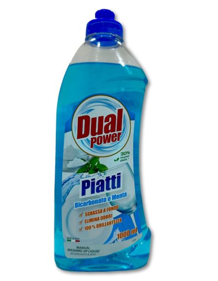 DUAL POWER ΥΓΡΟ ΠΙΑΤΩΝ BICARBONATO MENTA 1lt*6 / L 15KB / PAL 90KB