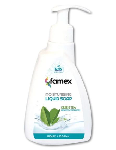 FAMEX ΚΡΕΜΟΣΑΠΟΥΝΟ GREEN TEA 750ml*12/ L 12KB / PAL 96KB