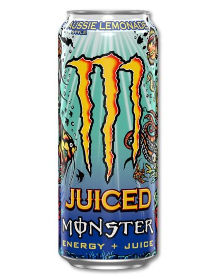 MONSTER ENERGY DRINK JUICED AUSSIE LEMONADE 500ml*24/ L 9KB / PAL 72KB