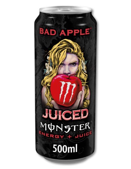 MONSTER ENERGY DRINK BAD APPLE 500ml*24/ L 9KB / PAL 72KB