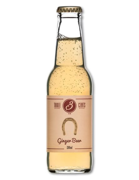 THREE CENTS GINGER BEER 200ml*24TEM/KB