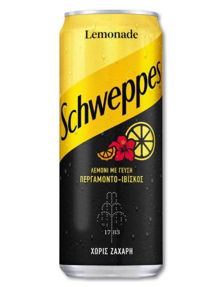 SCHWEPPES LEMONADE ME ΓΕΥΣΗ ΠΕΡΓΜ-ΙΒΙΣΚ 24*330ml/ L 11KB / PAL 110KB