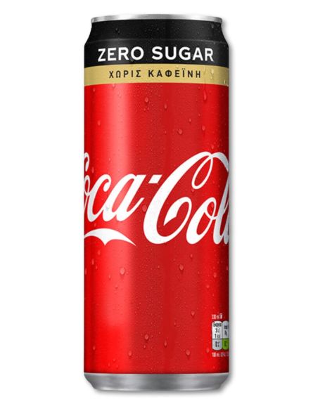 COCA COLA 3E ZERO CAFEINE (6*330ml)*4ΤΕM/ΚΙΒ