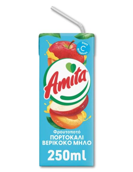 ΧΥΜΟΣ ΑΜΙΤΑ ΠΜΒ ΦΡΟΥΤΟΠΟΤΟ 250ml*24/ L 24KB