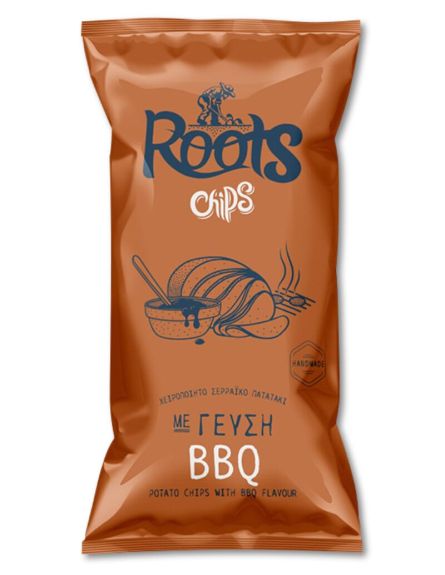 ROOTS ΠΑΤΑΤΑΚΙΑ ΜΕ BBQ ΚΥΜΑΤΙΣΤΑ 280gr*12/ L 6KB / PAL 36KB