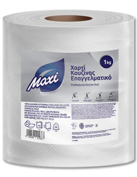 MAXI ΧΑΡΤΙ ΚΟΥΖΙΝΑΣ PRO 2ΦΥΛΛΟ 1Kg*6/ L 4KB / PAL 40KB