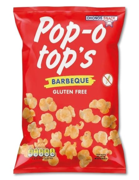 POP-O-TOPS ΠΟΠ ΚΟΡΝ BARBEQUE Χ.Γ. 85gr*26