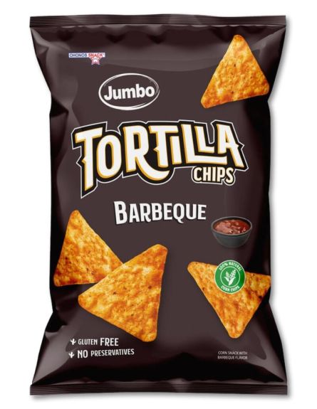 JUMBO TORTILIA CHIPS ΜΕ BARBEQUE 100gr*18