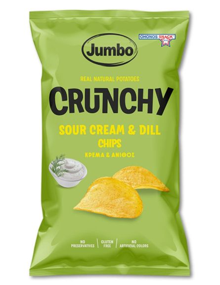 JUMBO ΠΑΤΑΤΑΚΙΑ CRUNCHY SOUR CREAM 90gr*25