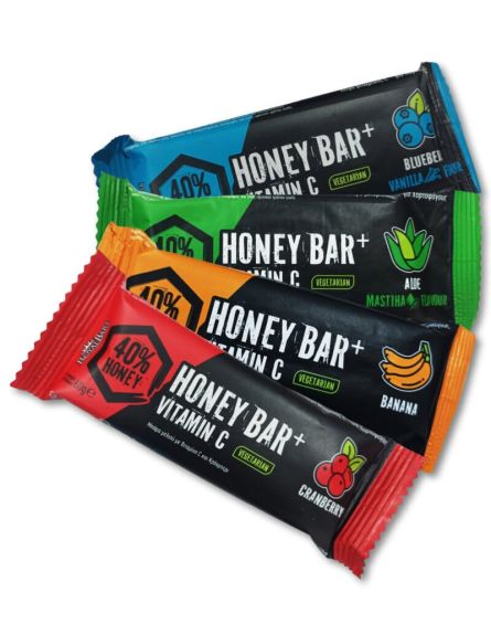 HONEY BAR ΜΠΑΡΕΣ ΔΗΜΗΤΡΙΑΚΩΝ MIX 60gr *12ΤΕΜ /  12 DIS/ΚΙΒ